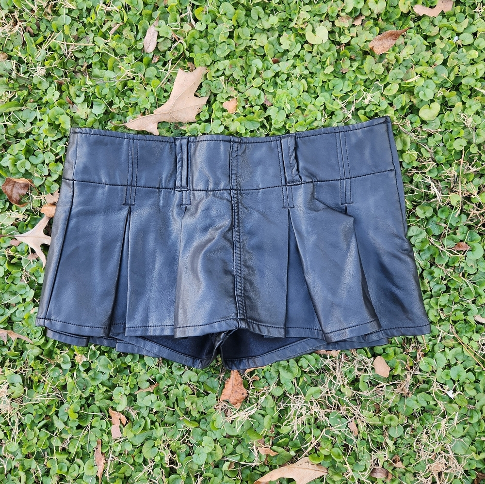 Free people pleated micro skirt
